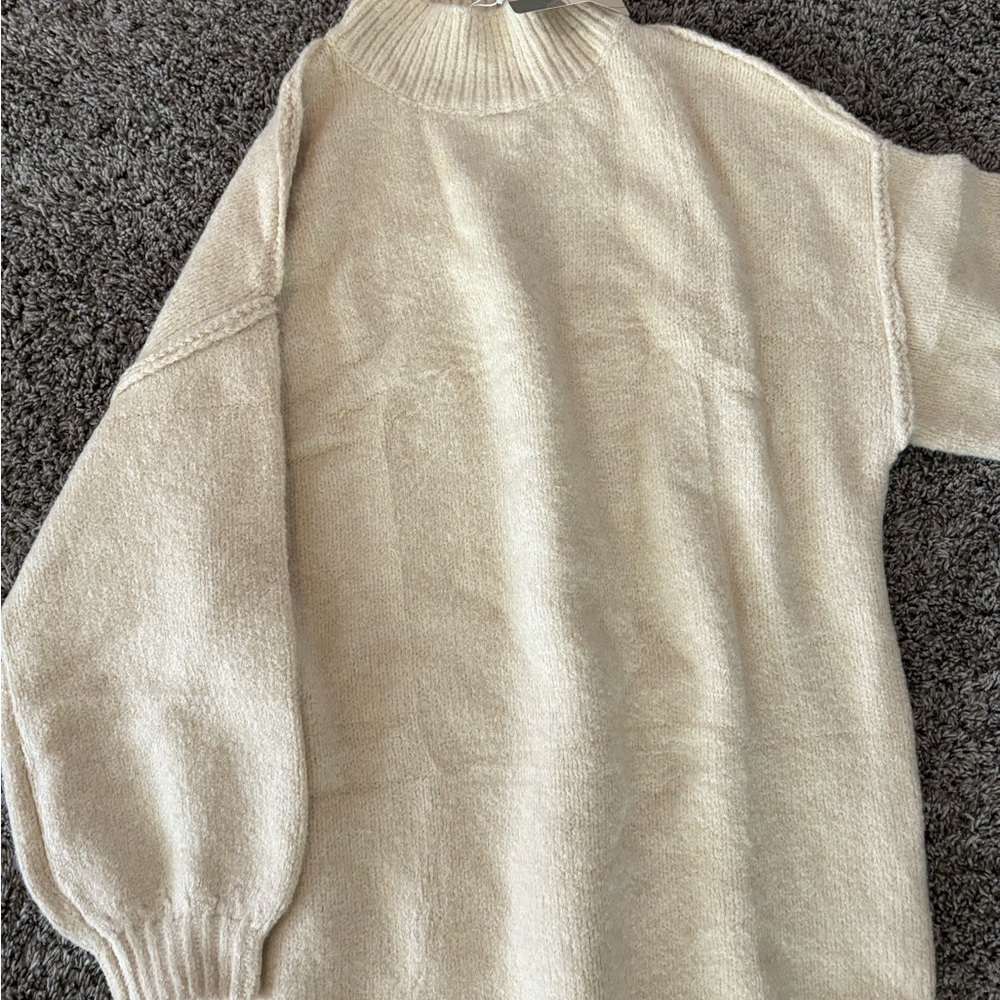 Cozy Cream Turtleneck Sweater